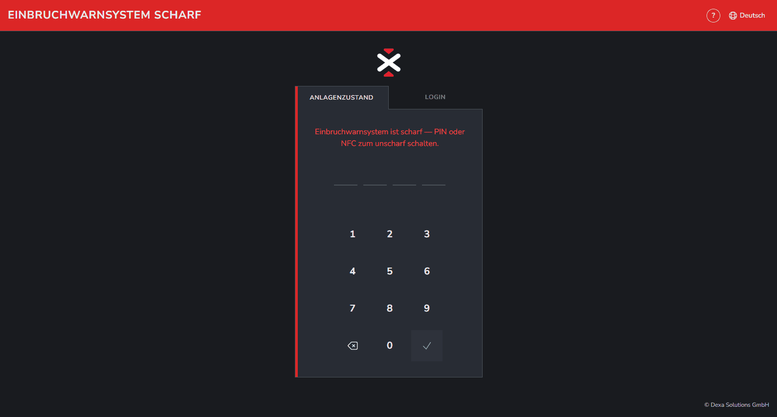 Login / Kiosk