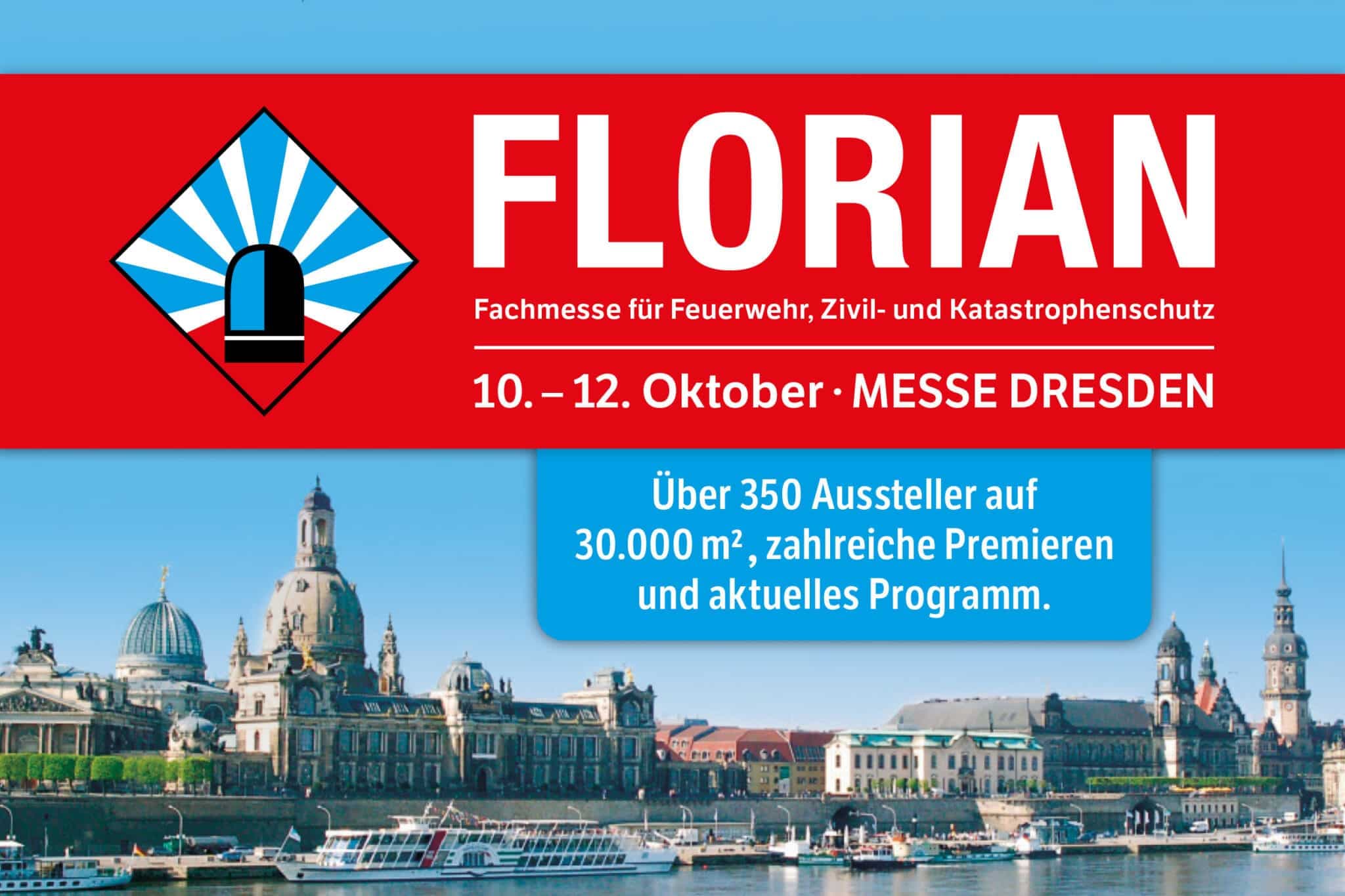 Besuchen Sie uns in Dresden auf der Fachmesse Florian 2025